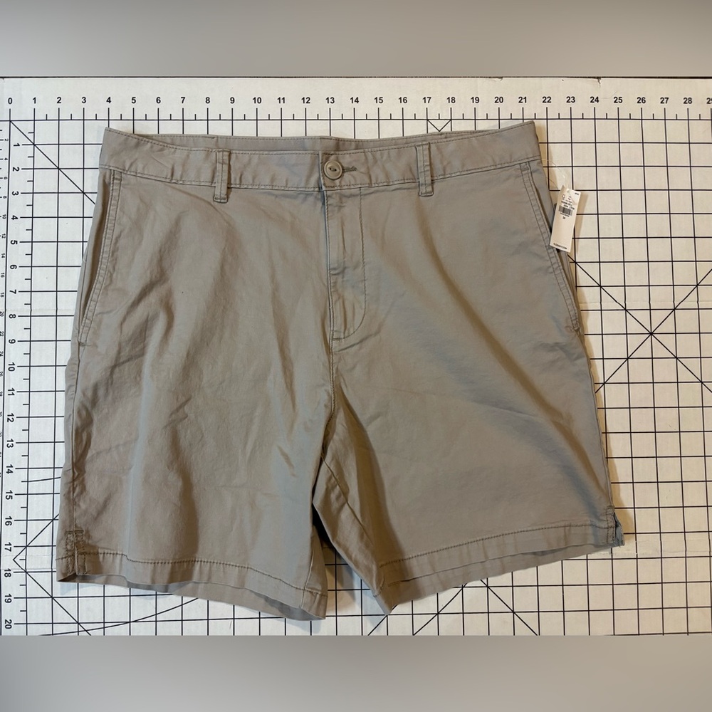 NWT Old Navy Men’s Size‎ 34 Gray Built-In Flex Flat Front Shorts